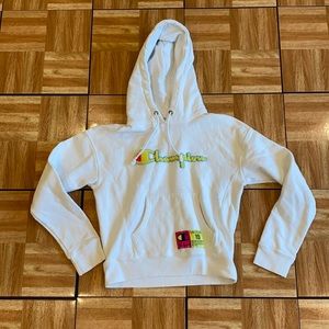White Champion Hoody